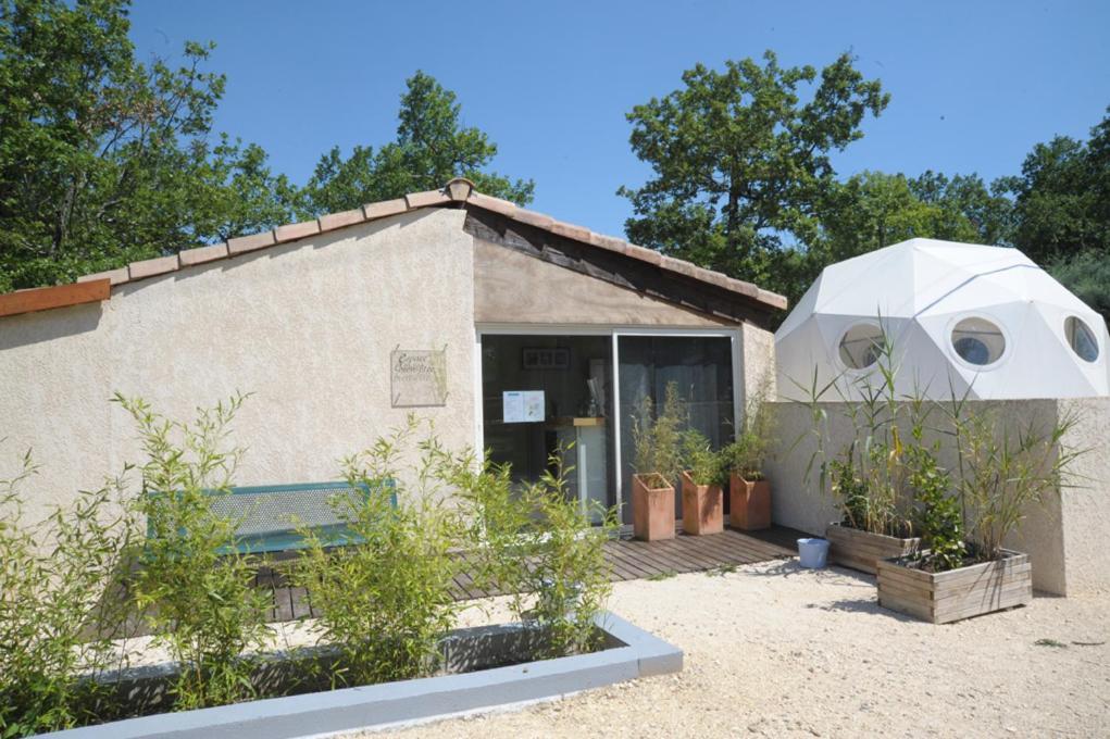 Camping Domaine De Chaussy Lagorce  Exterior foto